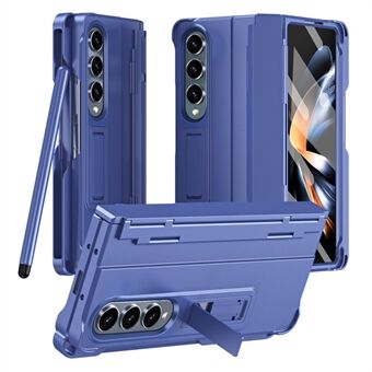 Til Samsung Galaxy Z Fold4 5G-etui med hængselbeskyttelse, telefonovertræk med skærmbeskytter / styluspen.