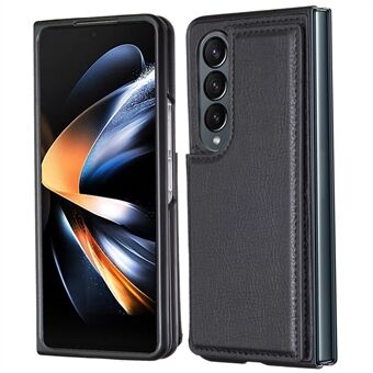 Til Samsung Galaxy Z Fold4 5G taske med kortholder, anti-drop PU læder telefoncover.