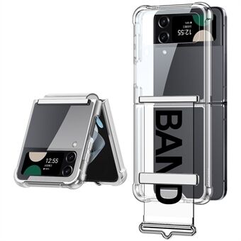 GKK For Samsung Galaxy Z Flip4 5G Etui Rem Kickstand Blød TPU Telefoncover