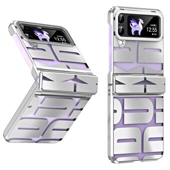 Til Samsung Galaxy Z Flip4 5G galvaniseret hårdt pc-cover Hinde Protection Telefoncover