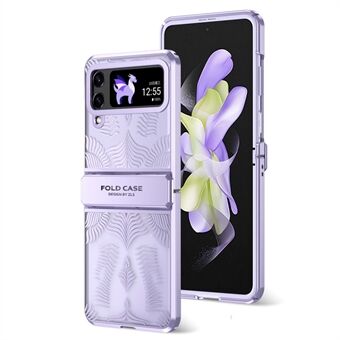 Til Samsung Galaxy Z Flip4 5G Case Hard PC Wing Frame Design Beskyttende Telefoncover