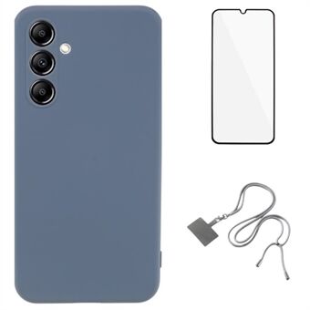 WANLONFENG RB1 Serie til Samsung Galaxy A14 5G / A14 4G TPU-etui Slankt mobilomslag, der beskytter mod stød, med skærmfilm.