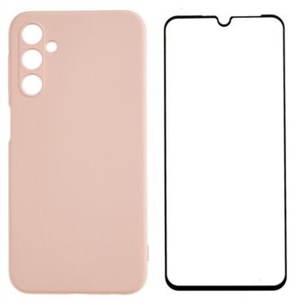 WANLONFENG RB2 Serie til Samsung Galaxy A14 5G / 4G Etui Anti-Ridse TPU Telefon Cover med Skærmbeskytter