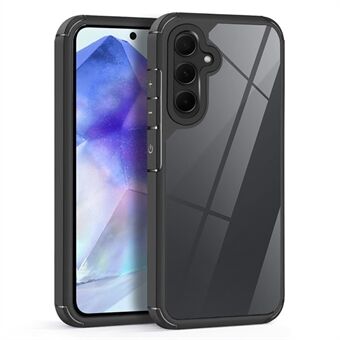 Til Samsung Galaxy A14 5G / A14 4G etui med faldsikring PC+TPU telefonbagside cover