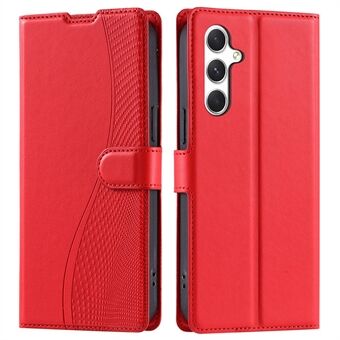 Samsung Galaxy A14 5G / 4G Etui Dots Imprinted PU Læder Flip Telefon Cover med Kortslot, Strop