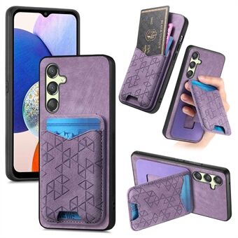 Til Samsung Galaxy A14 4G / 5G Etui Imprintet Mønster Kortholder Stativ Læderbagside Cover