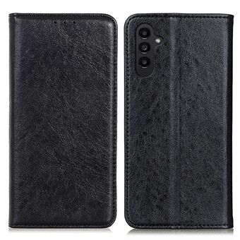 Til Samsung Galaxy A14 5G PU Læder Stand Pung Etui Crazy Horse Texture Magnetisk Autoabsorberet Stødsikkert cover