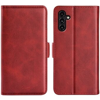 Calf Texture Phone Cover til Samsung Galaxy A14 5G, PU læder Magnetisk lukning Stand Flip Wallet Case Beskyttende telefonskal