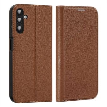 DUX DUCIS Skin X2-serien til Samsung Galaxy A14 5G / A14 4G-kortslots-læderetui med magnetisk auto-lukning til telefonen.