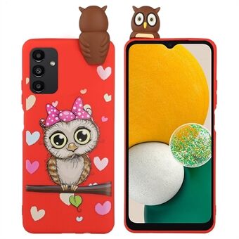 YX TPU-telefoncover til Samsung Galaxy A14 5G Slim Cover Mønster Printet 3D-figur beskyttelsescover