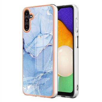 TPU-cover til Samsung Galaxy A14 5G galvanisering IMD telefonskal YB IMD Series-16 Style E marmormønster 2,0 mm telefoncover