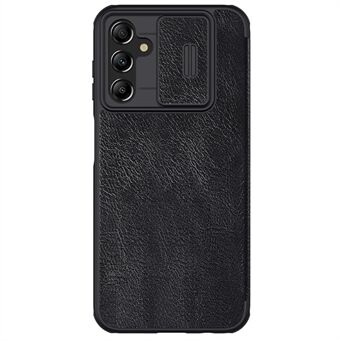 NILLKIN Qin Pro Series til Samsung Galaxy AA14 5G / A14 4G PU Læder+PC+TPU Telefonetui med Skydeobjektivbeskyttelse og Kortlomme Cover