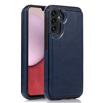 Til Samsung Galaxy A14 4G / A14 5G Kickstand Telefon Etui Kortholder PU Læderbelagt TPU Cover