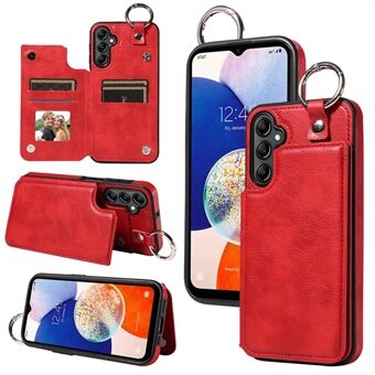 003 Til Samsung Galaxy A14 4G / 5G-etui Mobiltelefon Læder+TPU Kortholder Bagside