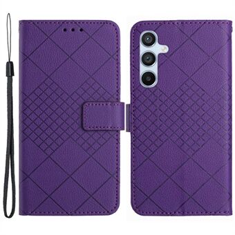 HT06 Til Samsung Galaxy A14 5G / A14 4G Etui Litchi Tekstur PU Læder Flip Cover Pengepunge Telefonetui