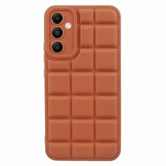 Anti-drop TPU Cover til Samsung Galaxy A14 4G / 5G med rutemønster og dunjakke teksturelle mobilcovers