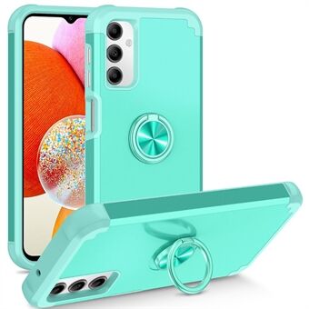 Til Samsung Galaxy A14 4G / 5G Etui Ringholder Fingeraftryksfri PC+TPU Telefon Bagside Cover