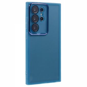 DKSM-serien til Samsung Galaxy S23 Ultra-etui med elektropletteret kameraramme TPU-telefoncover