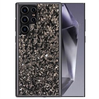 Til Samsung Galaxy S23 Ultra Magnetisk Cover Smedet Tekstur Aramid Fiber+TPU Skridsikkert Telefon Cover