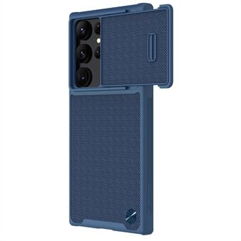 NILLKIN til Samsung Galaxy S23 Ultra Hard PC Blødt TPU etui Drop-sikkert telefoncover med glidende linsebeskyttelse