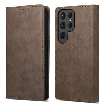 DF-05 Business Phone Case til Samsung Galaxy S23 Ultra, RFID Blocking Wallet PU Læder Stand Cover