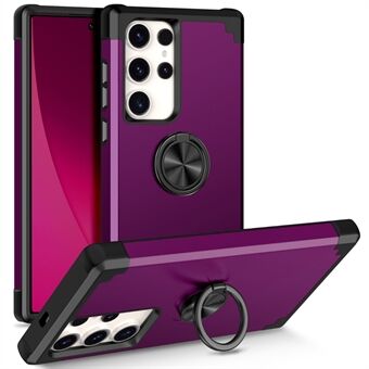 Til Samsung Galaxy S23 Ultra Case Slagfast PC+TPU Stødsikker Bagside Dækning med Støtteben