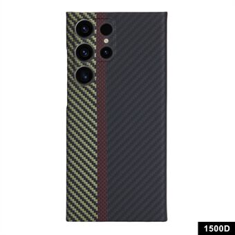 Til Samsung Galaxy S23 Ultra Aramid Fiber Mobiltelefon Etui 3 Farver 1500D Tekstur Telefoncover