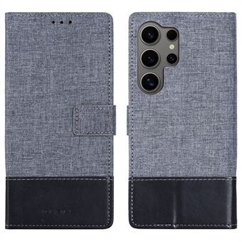 MUXMA MX102 til Samsung Galaxy S23 Ultra Etui PU Læder Mobiltelefon Stativ Cover