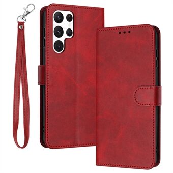 Tilbehørsleverandør af Calf Texture Scratch Resistant Case Phone Cover til Samsung Galaxy S23 Ultra mobil