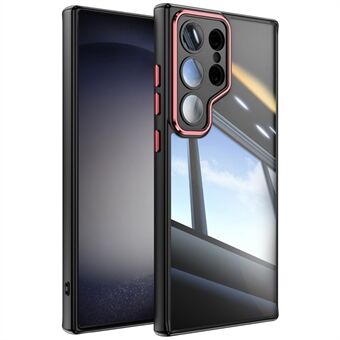 Til Samsung Galaxy S23 Ultra Case, stødsikker TPU + akryltelefoncover med integreret linsfilm.