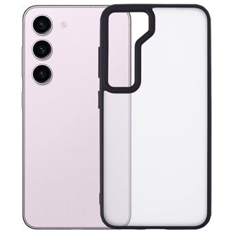 X-LEVEL til Samsung Galaxy S23 Etui Mat PC+TPU Anti-Ridse Telefoncover - Sort