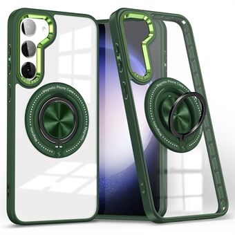 Til Samsung Galaxy S23 Case PC+TPU 2-i-1 Magnetisk Kickstand Telefoncover