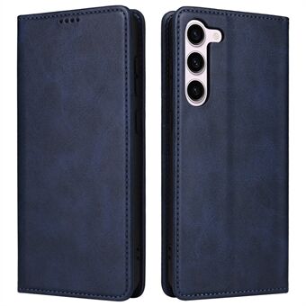 Til Samsung Galaxy S23 Etui RFID-blokerende PU-læder tegnebogsstativ telefoncover