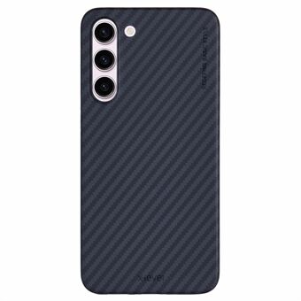 X-LEVEL For Samsung Galaxy S23 Etui med Kulstof-Fiber Tekstur Hårdt PC Stødsikkert Cover