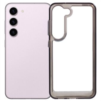 Til Samsung Galaxy S23 etui, metal knap TPU + PC telefoncover, 2,0 mm tykkelse