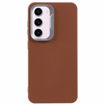 Til Samsung Galaxy S23 Etui, Lædertekstureret TPU Stødsikkert Telefoncover