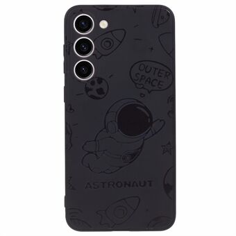 Til Samsung Galaxy S23 Precise Cutout TPU-telefoncover Space Astronaut Pattern Telefoncover