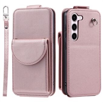 Til Samsung Galaxy S23 Etui Mobiltelefon PU Læder+TPU Lodret Flip Cover