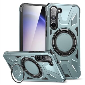 Til Samsung Galaxy S23-etui TPU + PC-støtteben Magnetisk telefon-cover