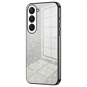 Til Samsung Galaxy S23 Etui Tynd Glitrende Præcise Udsparinger TPU Mobilbeskytter