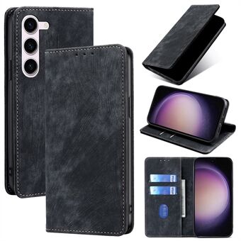 Til Samsung Galaxy S23 Wallet Telefon Etui RFID Blokering PU Læder Cover