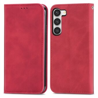 Kortholder Telefonstativ Etui til Samsung Galaxy S23 Skin-Touch Følelse PU Læder Telefoncover