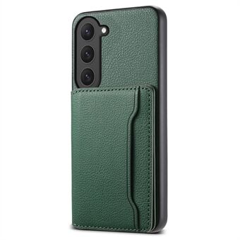 Til Samsung Galaxy S23 Etui med Kortholdere, Stativ og Beskyttende Læder Bagside