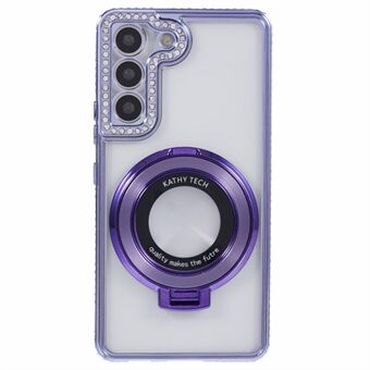 Til Samsung Galaxy S23 Telefoncover TPU Rhinsten Dekor Case med Ring Kickstand