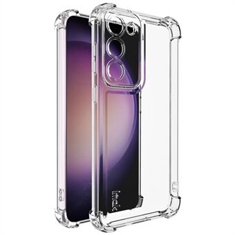 IMAK UX-4 Serie til Samsung Galaxy S23+ Cover Lige Ramme Fire Hjørne Stødsikker Klar TPU Cover