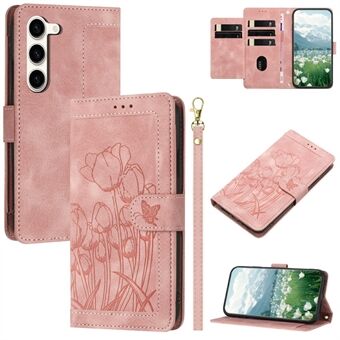 Til Samsung Galaxy S23+ Etui Tulip Lædertelefoncover med 5 Kortlommer Pung