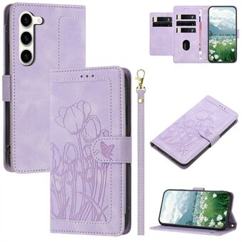 Til Samsung Galaxy S23+ Etui Tulip Lædertelefoncover med 5 Kortsporummer Wallet