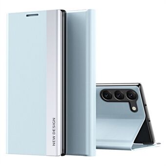 Til Samsung Galaxy S23+ galvanisering beskyttelsescover PU læder flip Stand cover telefon cover