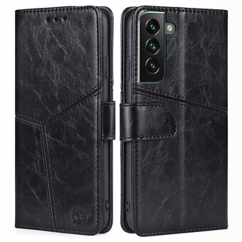 Til Samsung Galaxy S23+ Geometrisk splejsningstelefontaske PU- Stand Velbeskyttet Folio Flip Cover