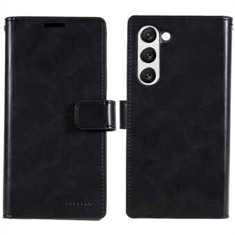 MERCURY GOOSPERY Mansoor Serien til Samsung Galaxy S23+ Anti-fingeraftryk Telefon Cover Flere Kort Slots PU Læder+TPU Pung Taske